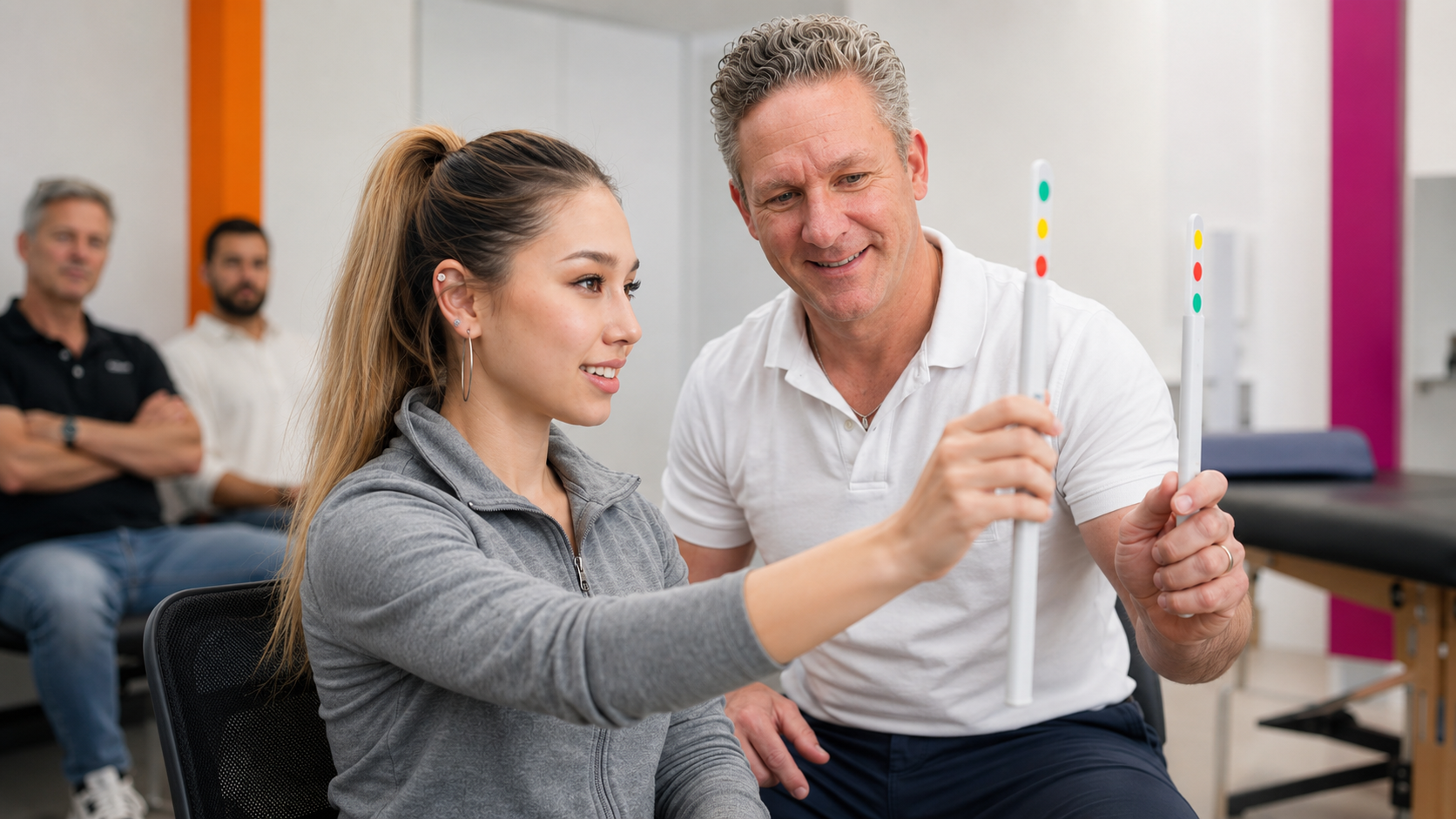 Neuroathletik Mobility Fortbildung mit Vision Sticks und neurozentriertem Training für Beweglichkeit
